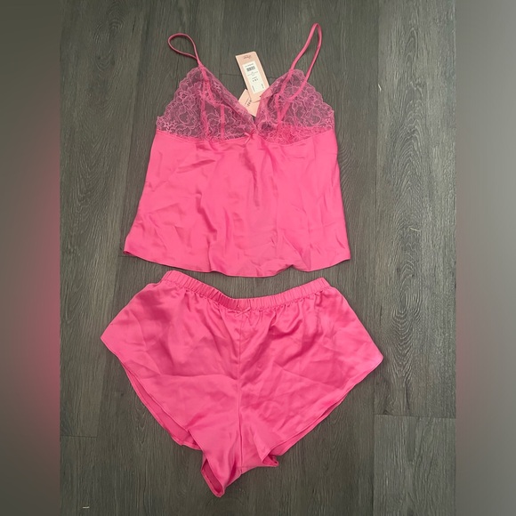 Boux Avenue Harlie Lace Cami Set - Pink - UK 8/US 4-6 - Picture 4 of 6